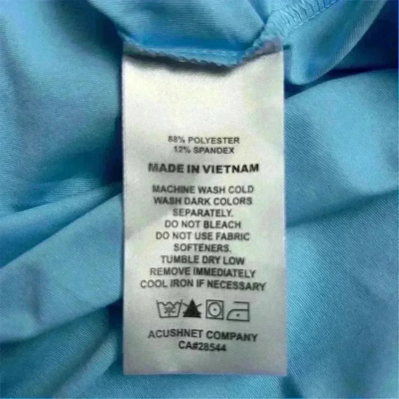 FootJoy Men's Pineapple Polo Shirt Blue Size L Limited Edition Casual - Picture 5 of 16